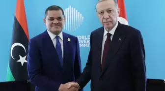 Cumhurbaşkanı Erdoğan, Libya Başbakanı Dibeybe ile Görüştü