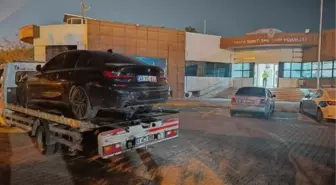 MEÜ Hastanesi Otoparkında Drift Yapan Sürücüye Cezai İşlem