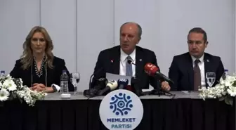 Muharrem İnce, Memleket Partisi'nin belediye başkan adaylarını açıkladı
