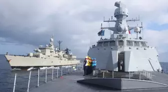 TCG Heybeliada, BM Lübnan Görev Kuvveti ile eğitimler gerçekleştirdi