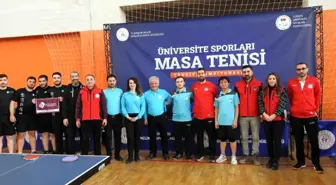 Üniversite Sporları Masa Tenisi Türkiye Şampiyonası Kırşehir'de Başladı