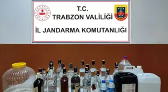 Trabzon'da Sahte Alkollü İçki Operasyonu