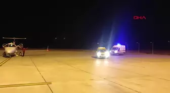 KARS'ta erken doğan bebek ambulans uçakla Van'a sevk edildi