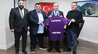 Artvin Valisi Cengiz Ünsal, Artvin Hopaspor Yönetimi ile Bir Araya Geldi