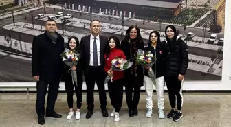 Avrupa Halter Şampiyonası'ndan dönen milli halterciler Konya'da karşılandı