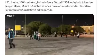 Sağlık Bakanı Koca, Gazze'den Türkiye'ye 155 kişinin yola çıktığını duyurdu