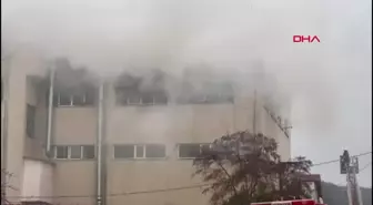 BEYKOZ'DA FABRİKADA YANGIN-1