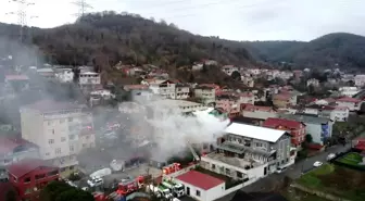 Beykoz'da Kibrit Üretim Atölyesinde Yangın Çıktı