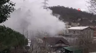 Beykoz'da kibrit üretim atölyesinde yangın çıktı