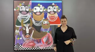 Ganalı Ressam Kojo Marfo'nun 'Umut Denemesi' Sergisi Sanatseverlerle Buluştu