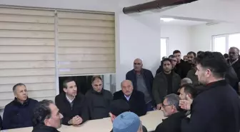İçişleri ve Enerji Bakanları, Erzincan'daki maden ocağındaki işçilerin ailelerini ziyaret etti