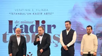 Kadir Topbaş'ın vefatının 3. yılında anma programı düzenlendi