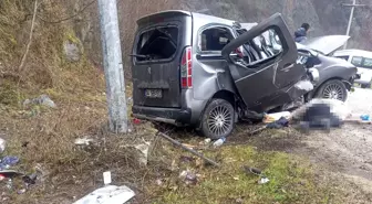 Karabük-Yenice karayolunda trafik kazası: 1 ölü, 4 ağır yaralı