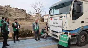 Nevşehir'den Gazze'ye Yardım Tırı Yola Çıktı