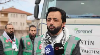 Nevşehir'den Gazze'ye Yardım Tırı Yola Çıktı
