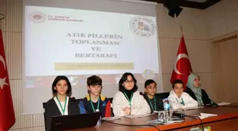 Oltu'da Öğrencilerden Atık Pil Semineri