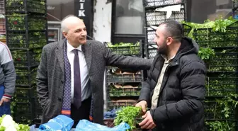 Saadet Partisi İstanbul Büyükşehir Belediye Başkan Adayı Birol Aydın Bahçelievler'de Esnaf Ziyaretinde Bulundu