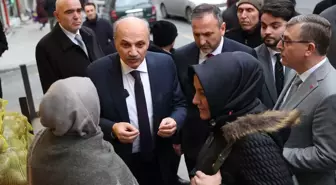 Saadet Partisi İBB Başkan Adayı Birol Aydın, Kağıthane'de Esnaf Ziyaretinde Bulundu