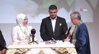 Sevgililer gününde evliliğe adımı Şahinbey'de attılar