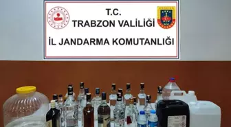 Trabzon'da sahte içki operasyonunda bir kişi gözaltına alındı