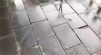 Batman'da motokurye trafiğe kapalı yolda kaza yaptı