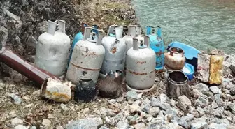 Tunceli'de teröristlere ait silah ve mühimmat ele geçirildi