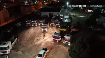 Tunceli'den Erzincan'a ekip ve iş makinesi sevk edildi