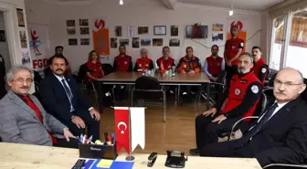 AFGD Afet Gönüllüleri Derneği Genel Merkezi'nde yapılan faaliyetler hakkında bilgi alındı