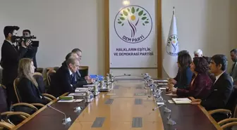 AKPM Raportörü Piero Fassino, DEM Parti Grubu'nu ziyaret etti