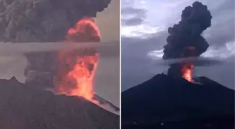 Japonya'daki Sakurajima Yanardağı'nda patlama! Küller 5 bin metre yükseldi, binalarda hasar meydana geldi