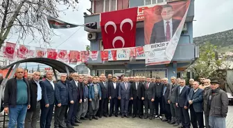 MHP Adana İl Başkanı Yusuf Kanlı Karaisalı'da ziyaretler gerçekleştirdi