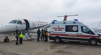 Muş'ta Kalp ve Karaciğer Yetmezliği Olan 2 Yaşındaki Bebek Ambulans Uçakla Ankara'ya Sevk Edildi