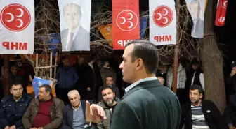 Aydın'da Cumhur İttifakı'nın MHP'li Belediye Başkanı Burak Pehlivan, Pınardere Köyü'nde halkla buluştu