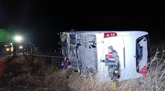 Yozgat'ta Yolcu Otobüsü Devrildi: 2 Ölü, 17 Yaralı