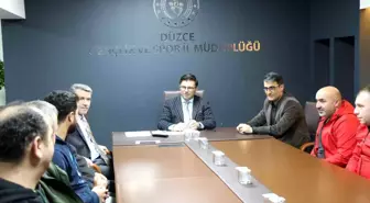 Düzce Gençlik ve Spor İl Müdürlüğü personellerine teşekkür belgesi verildi