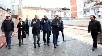 İnegöl Belediyesi, Kemalpaşa Mahallesi'nde 30 araçlık otopark yapımına başladı