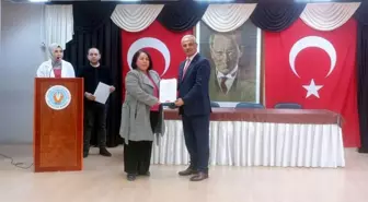 Merzifon'da 'Okulum Temiz' belgesi alan okullara törenle belgeleri verildi