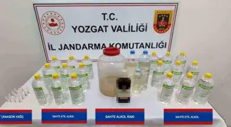 Yozgat'ta Sahte ve Kaçak İçki Operasyonu: 1 Gözaltı