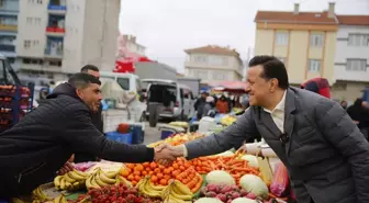 AK Parti Eskişehir Büyükşehir Belediye Başkan Adayı Nebi Hatipoğlu, Çifteler'de Seçim İrtibat Bürosu Açtı