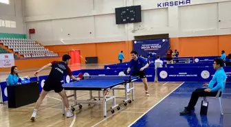 Kırşehir'de düzenlenen Üniversite Sporları Masa Tenisi Türkiye Şampiyonası tamamlandı