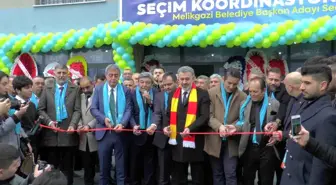 İYİ Parti Melikgazi Belediye Başkan Adayı Sedat Kılınç'ın Seçim Koordinasyon Merkezi Açıldı