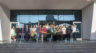 Almanya'dan gelen öğrenciler Mersin'deki çevre merkezini ziyaret etti