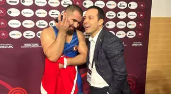 Gençlik ve Spor Bakanı Osman Aşkın Bak, Avrupa Güreş Şampiyonası'nda altın madalya kazanan Feyzullah Aktürk'ü tebrik etti