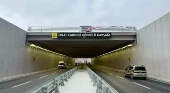 Konya'da İstanbul Yolu Fırat Caddesi Köprülü Kavşağı trafiğe açıldı