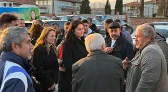 Cumhur İttifakı Edirne Belediye Başkan Adayı Belgin İba ve Saadet Partisi Edirne Belediye Başkan Adayı Tezcan Karakütük Seçim Çalışmalarını Sürdürüyor