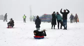Giresun'un Kümbet Yaylası'nda Kar Festivali