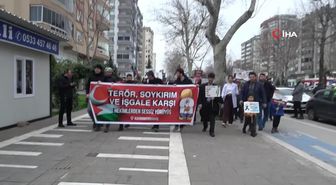 Hekimler ve sağlık çalışanları Gazze için 'sessiz' yürüyüş düzenledi