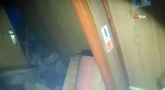 İmralı Adası açıklarında batan geminin içi böyle görüntülendi