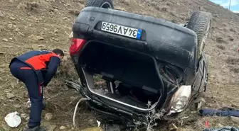 Muş'ta Kontrolden Çıkan Otomobilin Takla Atması Sonucu 4 Kişi Yaralandı