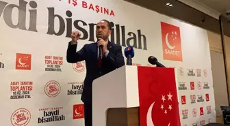 Saadet Partisi Zonguldak'ta Belediye Başkan Adaylarını Tanıttı